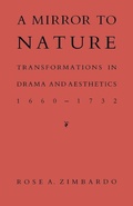 Cover: A Mirror to Nature - The University Press of Kentucky