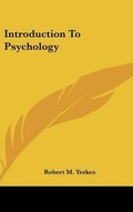 Cover: Introduction To Psychology - Kessinger Publishing