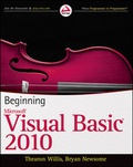Cover: Beginning Visual Basic 2010 - Wrox