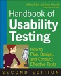 Cover: Handbook of Usability Testing - Wiley