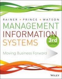 Enlarge image Cover: Management Information Systems - Wiley