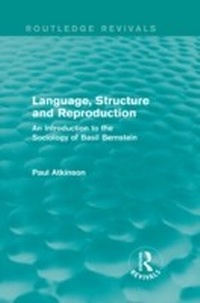 Abbildung von: Language, Structure and Reproduction (Routledge Revivals) - Routledge