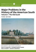 Cover: Major Problems in the History of the American South, Volume 1 - Houghton Mifflin
