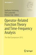 Cover: Operator-Related Function Theory and Time-Frequency Analysis - Springer
