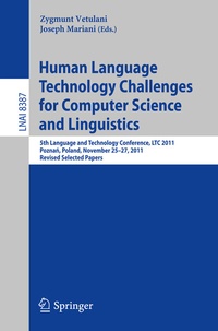 Abbildung von: Human Language Technology Challenges for Computer Science and Linguistics - Springer