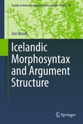 Cover: Icelandic Morphosyntax and Argument Structure - Springer