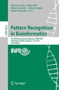 Cover: Pattern Recognition in Bioinformatics - Springer