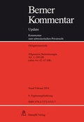 Cover: Berner Kommentar Update Allgemeine Bestimmungen, Art. 1-109 OR (ohne Art. 62-67 OR) - St&auml;mpfli Verlag AG