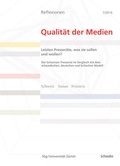 Cover: Leisten Presser&auml;te, was sie sollen und wollen? - Schwabe Verlagsgruppe AG Schwabe Verlag