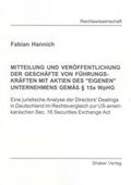 Cover: MITTEILUNG UND VER&Ouml;FFENTLICHUNG DER GESCH&Auml;FTE VON F&Uuml;HRUNGSKR&Auml;FTEN MIT AKTIEN DES ''EIGENEN'' UNTERNEHMENS GEM&Auml;&szlig; &sect; 15a WpHG - Shaker