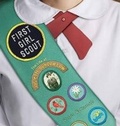 Cover: First Girl Scout: the Life of Juliette Gordon Low - Houghton Mifflin