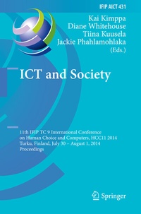 Abbildung von: ICT and Society - Springer
