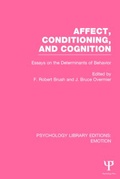 Cover: Affect, Conditioning, and Cognition (PLE: Emotion) - Psychology Press Ltd