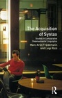 Cover: The Acquisition of Syntax - Routledge
