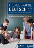Abbildung von: Fremdsprache Deutsch - - Heft 51 (2014): Wie Jugendliche Deutsch lernen - Erich Schmidt Verlag