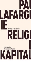Cover: Die Religion des Kapitals - Matthes & Seitz Berlin