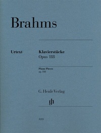 Abbildung von: Johannes Brahms - Klavierstücke op. 118 - Henle, Günter