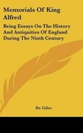 Cover: Memorials Of King Alfred - Kessinger Publishing