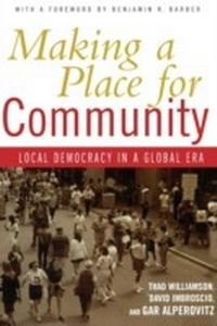 Enlarge image Cover: Making a Place for Community - Routledge