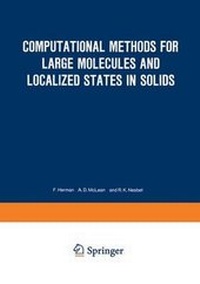 Enlarge image Cover: Computational Methods for Large Molecules and Localized States in Solids - Springer