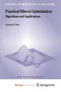 Enlarge image Cover: Practical Bilevel Optimization - Springer