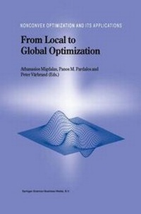 Enlarge image Cover: From Local to Global Optimization - Springer
