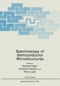 Cover: Spectroscopy of Semiconductor Microstructures - Springer