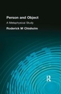 Cover: Person and Object - Routledge