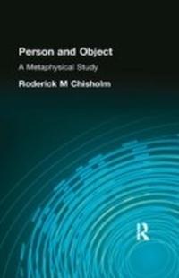 Enlarge image Cover: Person and Object - Routledge