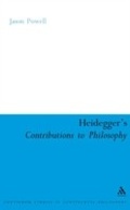 Cover: Heidegger's Contributions to Philosophy - Continuum Publishing Corporation