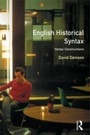 Cover: English Historical Syntax - Routledge