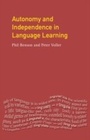 Cover: Autonomy and Independence in Language Learning - Routledge