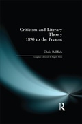 Cover: Criticism and Literary Theory 1890 to the Present - Routledge
