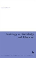 Cover: Sociology of Knowledge and Education - Continuum Publishing Corporation