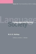 Cover: Language and Society - Continuum Publishing Corporation