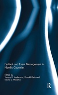 Cover: Festival and Event Management in Nordic Countries - Routledge