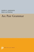 Cover: Arc Pair Grammar - Princeton University Press