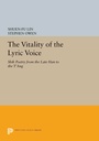 Cover: The Vitality of the Lyric Voice - Princeton University Press