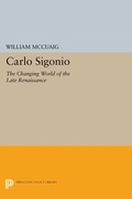 Cover: Carlo Sigonio - Princeton University Press