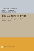 Cover: The Culture of Print - Princeton University Press