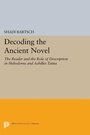 Cover: Decoding the Ancient Novel - Princeton University Press
