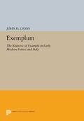 Cover: Exemplum - Princeton University Press