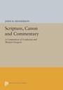 Cover: Scripture, Canon and Commentary - Princeton University Press