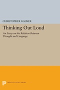 Cover: Thinking Out Loud - Princeton University Press
