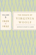 Cover: The Essays of Virginia Woolf, Vol. 5 1929-1932 - Mariner Books Classics