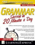 Cover: Grammar Success in 20 Minutes a Day - Learning Express Llc