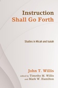 Cover: Instruction Shall Go Forth - Wipf & Stock Publishers