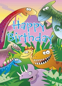 Enlarge image Cover: Happy Birthday - Dinosaur - Best Publishing Ever Ltd