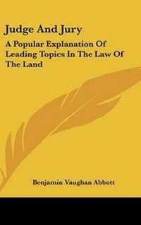 Abbildung von: Judge And Jury - Kessinger Publishing