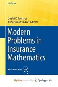 Enlarge image Cover: Modern Problems in Insurance Mathematics - Springer